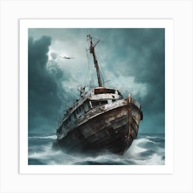 Stormy Seas Art Print