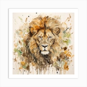 Lion King 4 Art Print