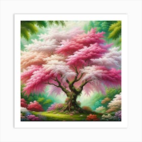 Sakura Tree Art Print