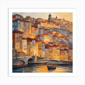 Portuguese City Art Print