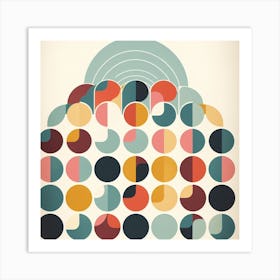 Abstract Circles Art Print