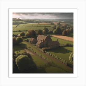 Cotswold Countryside 5 Art Print