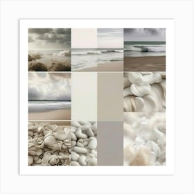 Sand And Sea Art Print