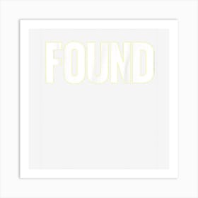 Funny Found And Lost Men Couple Diy Costume Halloween Party Art Print