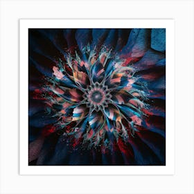 Psychedelic Flower 6 Art Print