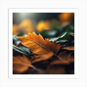 Autumn Leaves 3 Art Print