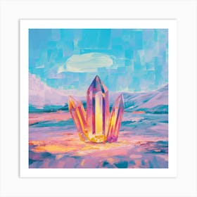 Crystal Crystal Art Print