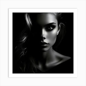 Portrait Of A Woman 16 Art Print