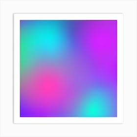 Abstract Purple And Blue Background 2 Art Print