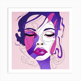 Portrait Of A Woman 39 Art Print