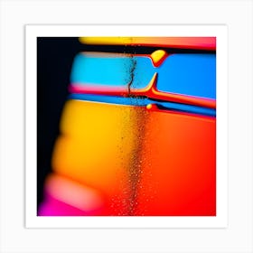 Close Up Of A Colorful Car Art Print