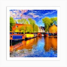 Amsterdam Canals Art Print