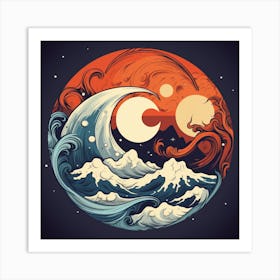 Yin Yang 19 Art Print