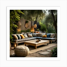 Outdoor Living Room 1 Art Print