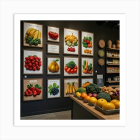 Default Create Unique Design Of Grocery Art Wall 1 Art Print