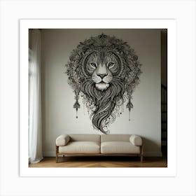 Lion Wall Art Art Print