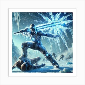 Frost Slash Art Print