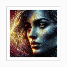 A mysterious woman 10 Art Print