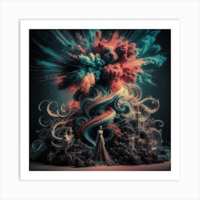 Digital Art Art Print