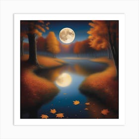 Harvest Moon Dreamscape 26 Art Print