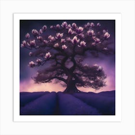 Magnolia Tree Art Print