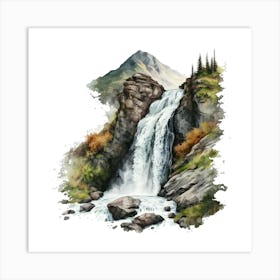 Waterfall 3 Art Print