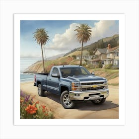 Chevrolet Silverado art print 2 Art Print