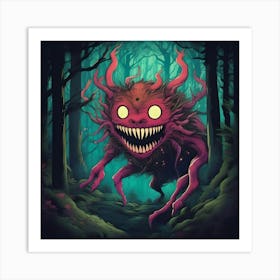 Folk Creature Art Print