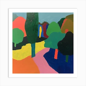 Abstract Park Collection Victoria Park London 4 Art Print