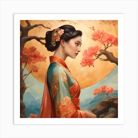 Asian Woman Art Print