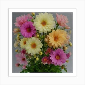 Bouquet of flowers 1 Art Print