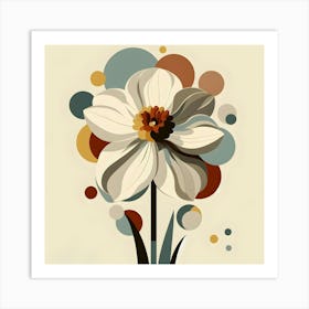 Daffodils in Boho Art Art Print