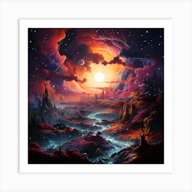 Landscape Of The Stars Art Print