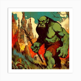 Ogre S Lair 18 Art Print