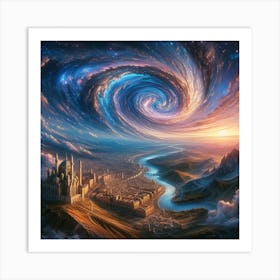 Galaxy In The Sky Art Print