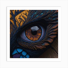 Eye Of The Owl Art Print