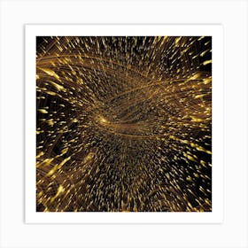 Quantum Physics Wave Particles Art Print