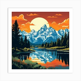 Grand Teton Art Print