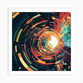 Abstract Abstract Painting 1 Art Print