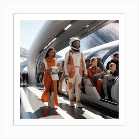 Space Station 96 Art Print