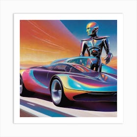 Futuristic Car 25 Art Print