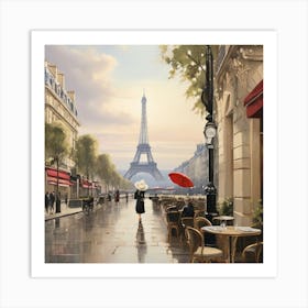 Paris Eiffel Tower 3 Art Print