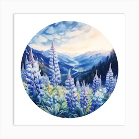 Lupines 4 Art Print