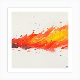 Fire Painting 1 Art Print