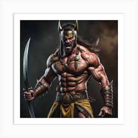 Viking Warrior Art Print