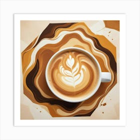 Coffee Art 19 Art Print