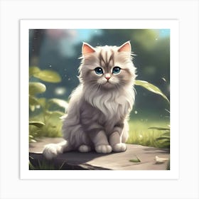 Cute Kitten 23 Art Print