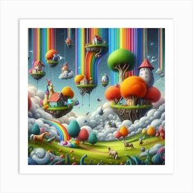 Rainbows In The Sky Art Print