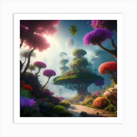 Fairytale Forest 1 Art Print