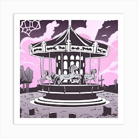 Carousel Art Print